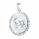 Серебряная подвеска Знак зодиака Лев Diamant