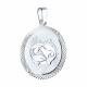 Серебряная подвеска Знак зодиака Рыбы Diamant