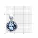 Серебряная подвеска Diamant с ювелирным кристаллом