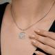 Серебряная подвеска Крым Diamant с фианитом