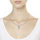 Серебряная подвеска Diamant с фианитом и Swarovski