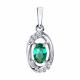 Серебряная подвеска Diamant с фианитом
