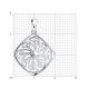 Серебряная подвеска Diamant