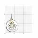 Серебряная подвеска Diamant с фианитом