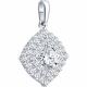 Серебряная подвеска Diamant с фианитом