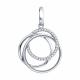 Серебряная подвеска Diamant с фианитом