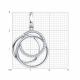 Серебряная подвеска Diamant с фианитом