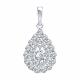 Серебряная подвеска Diamant с фианитом