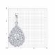 Серебряная подвеска Diamant с фианитом