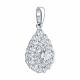 Серебряная подвеска Diamant с фианитом