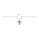 Серебряный браслет Diamant с фианитом