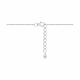Серебряный браслет Diamant с фианитом