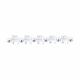 Серебряный браслет Diamant со стеклом