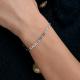 Серебряный браслет Diamant