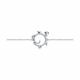 Серебряный браслет Diamant с фианитом
