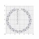 Серебряный браслет Diamant с фианитом
