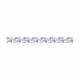 Серебряный браслет Diamant с фианитом