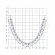 Серебряное колье Diamant с фианитом