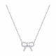 Серебряное колье Diamant с фианитом
