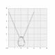 Серебряное колье Diamant
