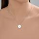 Серебряное колье Diamant с эмалью