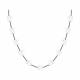 Серебряное колье Diamant с стеклом
