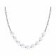 Серебряное колье Diamant со стеклом