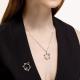 Серебряное колье Diamant с фианитом
