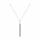 Серебряное колье Diamant с фианитом