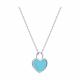 Серебряное колье Diamant с эмалью
