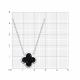 Серебряное колье Diamant с кристальной тканью
