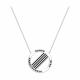 Серебряное колье Diamant с эмалью