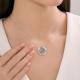 Серебряное колье Diamant с эмалью
