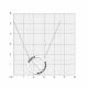 Серебряное колье Diamant с эмалью