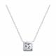 Серебряное колье Diamant с фианитом