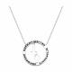 Серебряное колье Diamant с эмалью