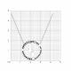 Серебряное колье Diamant с эмалью
