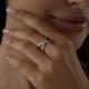 Серебряное кольцо Diamant с бриллиантом