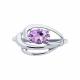 Серебряное кольцо Diamant с аметистом