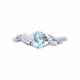 Серебряное кольцо Diamant с топазом и фианитом