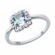 Серебряное кольцо Diamant