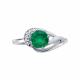 Серебряное кольцо Diamant с фианитом и агатом