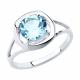 Серебряное кольцо Diamant с топазом
