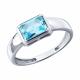 Серебряное кольцо Diamant с топазом