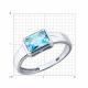 Серебряное кольцо Diamant с топазом
