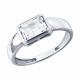 Серебряное кольцо Diamant с горным хрусталём