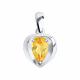 Серебряная подвеска Diamant с цитрином