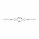 Серебряный браслет Diamant с жемчугом