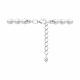 Серебряный браслет Diamant с жемчугом