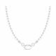 Серебряное колье Diamant с жемчугом